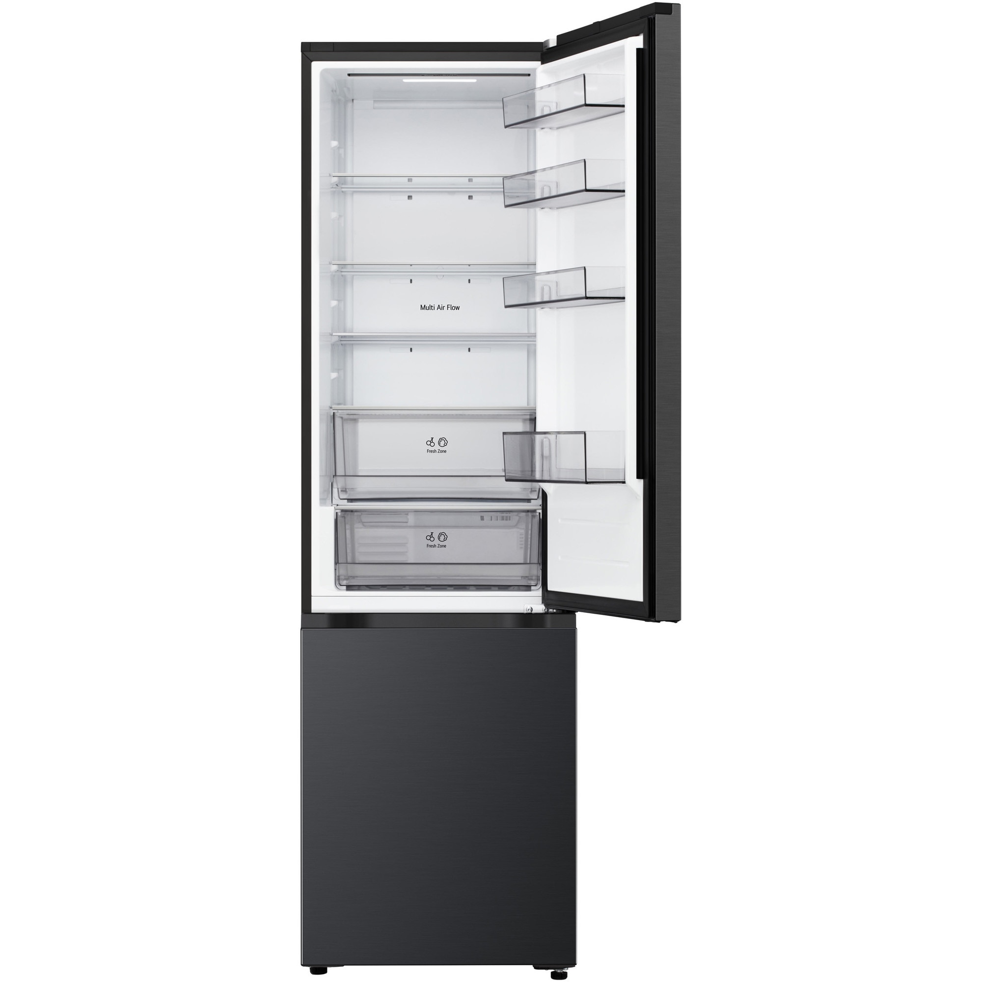Combina Frigorifica LG, GBBSJ21DEP, No Frost, 375 L, Compresor Smart Inverter, Wi-Fi, DoorCooling, Negru, cls D