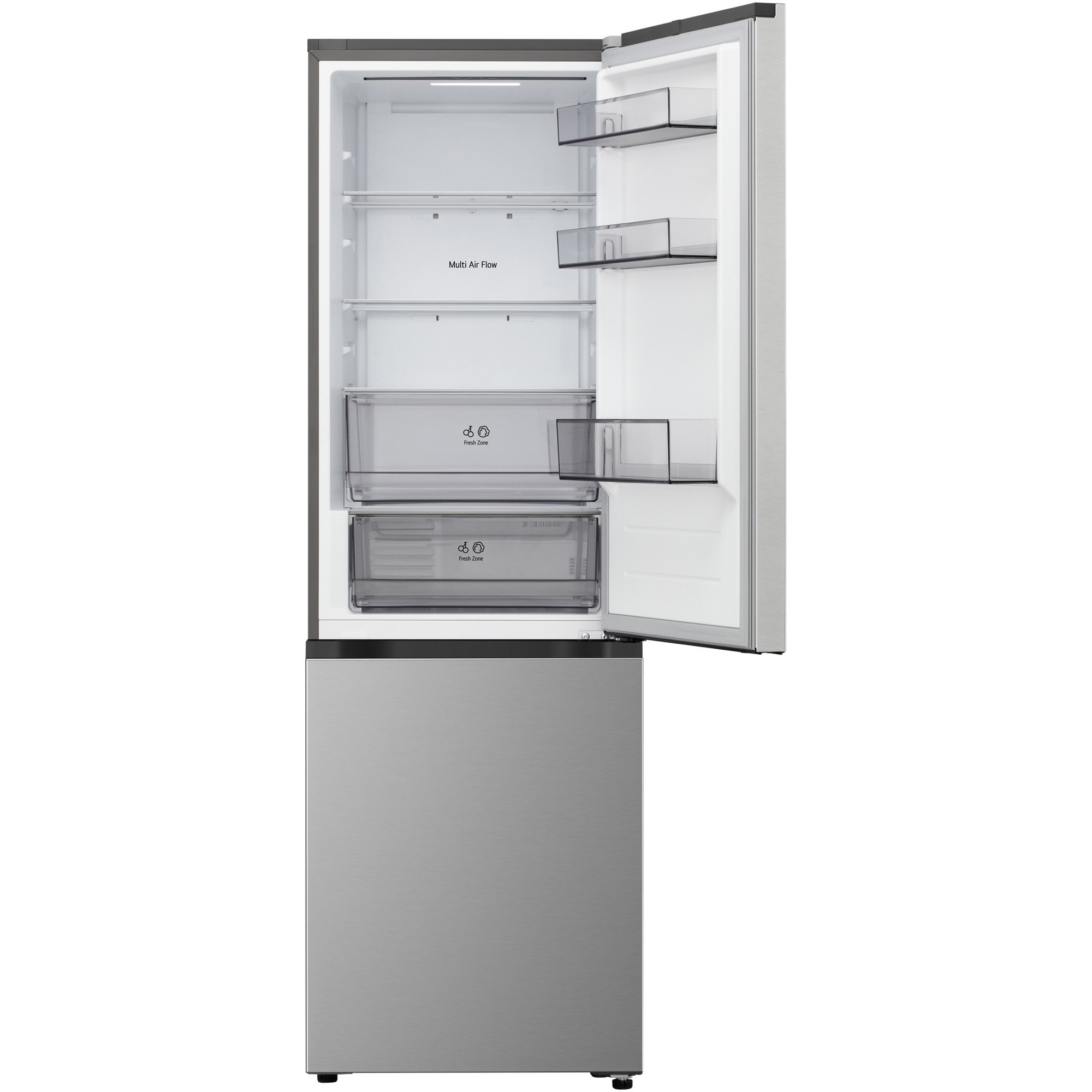 Combina Frigorifica LG, GBBSJ11EPY,No Frost, 333 L, Compresor Smart Inverter, DoorCooling+™, Wi-Fi, Display extern, Cls E, Argintiu