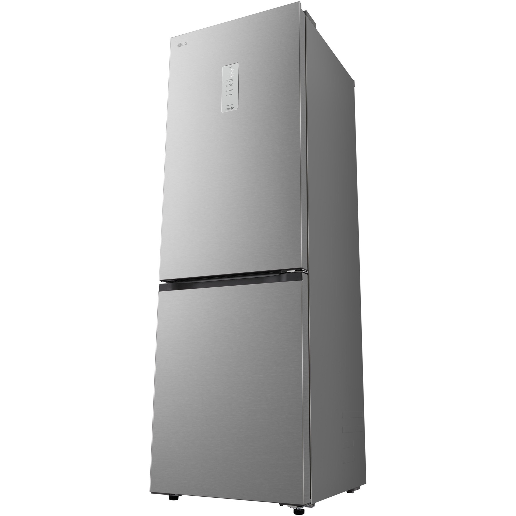 Combina Frigorifica LG, GBBSJ11EPY,No Frost, 333 L, Compresor Smart Inverter, DoorCooling+™, Wi-Fi, Display extern, Cls E, Argintiu