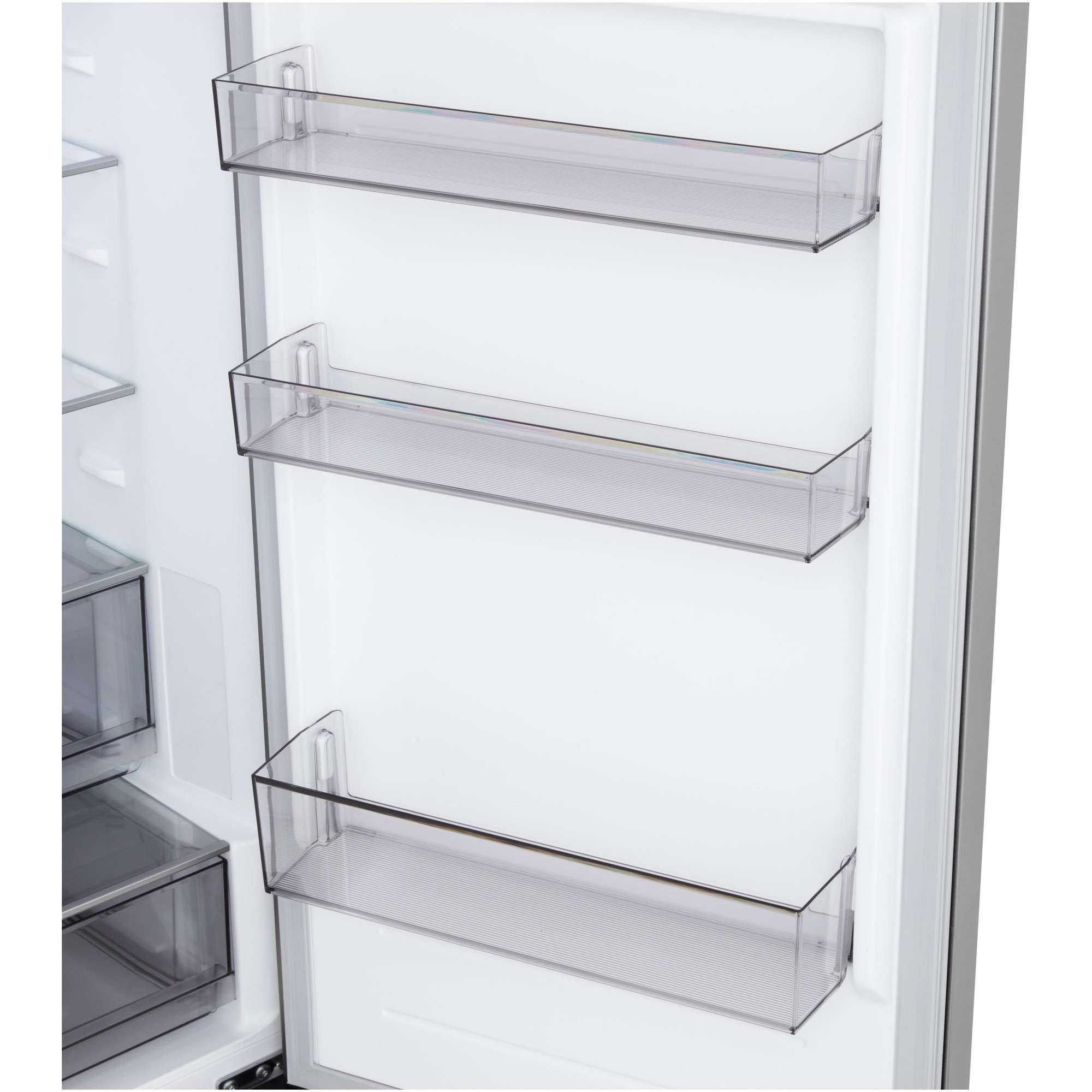 Combina Frigorifica LG, GBBSJ11EPY,No Frost, 333 L, Compresor Smart Inverter, DoorCooling+™, Wi-Fi, Display extern, Cls E, Argintiu