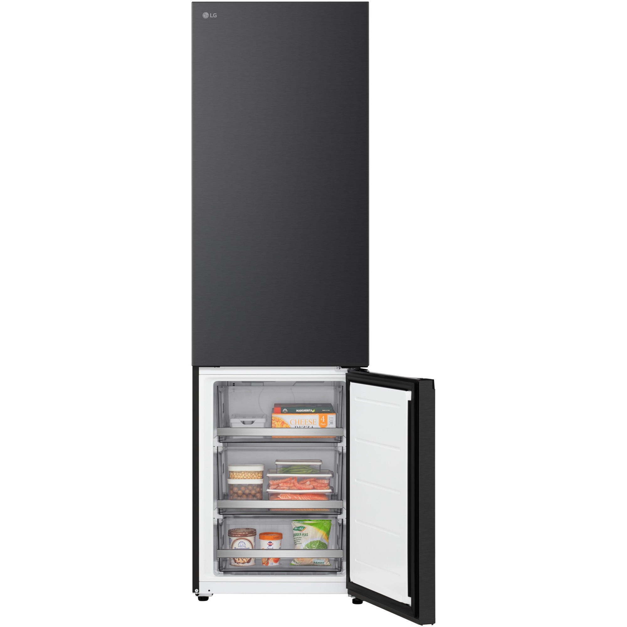 Combina frigorifica LG GBBS726AEV, No Frost, 375 l, H 203 cm, Clasa A, Wi-Fi, Negru