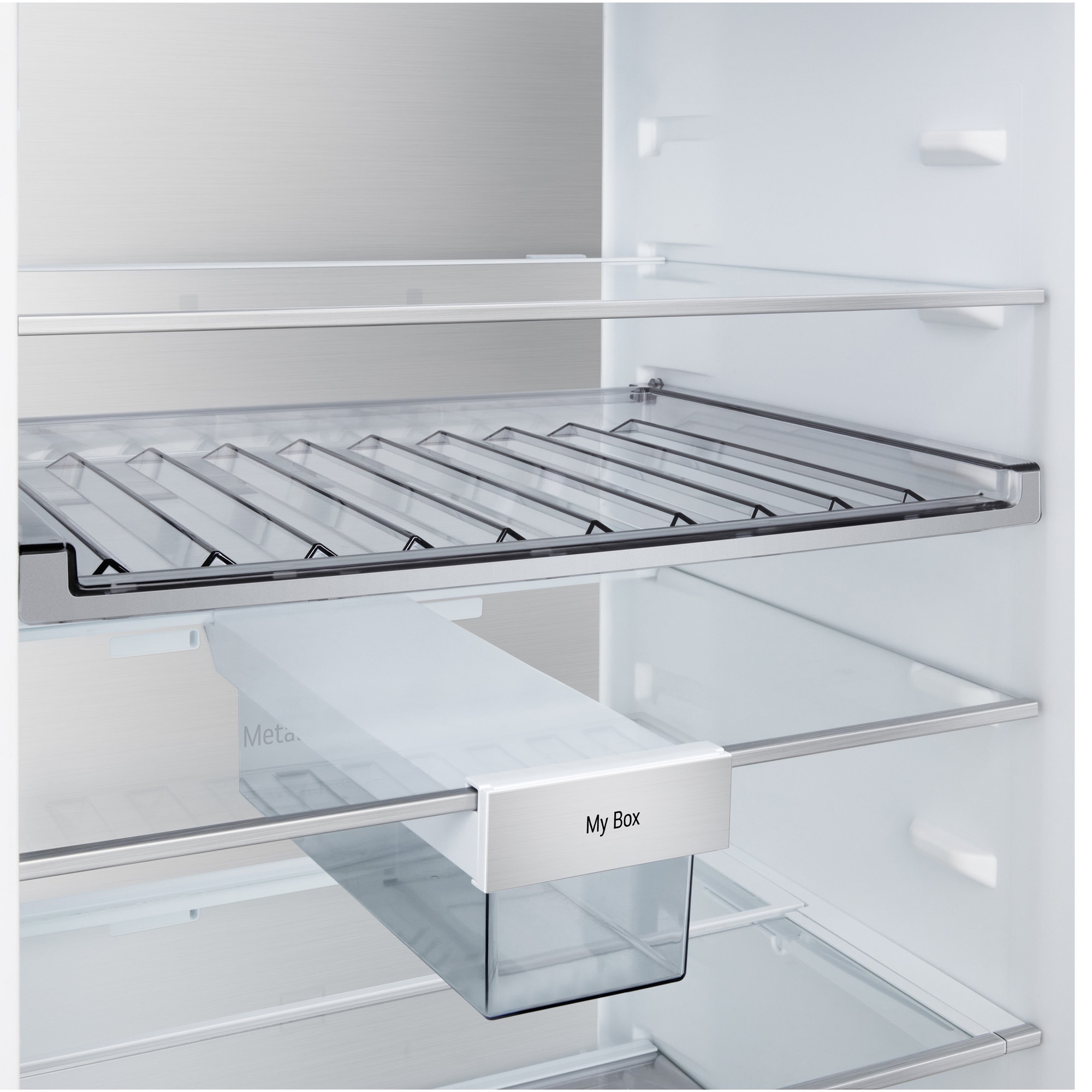 Combină Frigorifică LG, No Frost, 375 L, Wi-Fi, Compresor Smart Inverter, Fresh Converter+Cls A, Argintiu