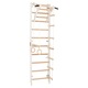 Drabinka gimnastica Rinagym, set complet, alb, 230x59x70cm, pentru intreaga familie