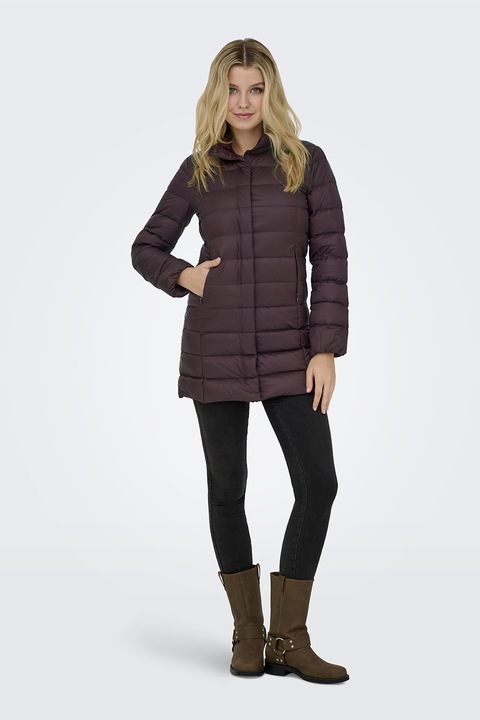 Only, Geaca lunga matlasata, Maro cognac