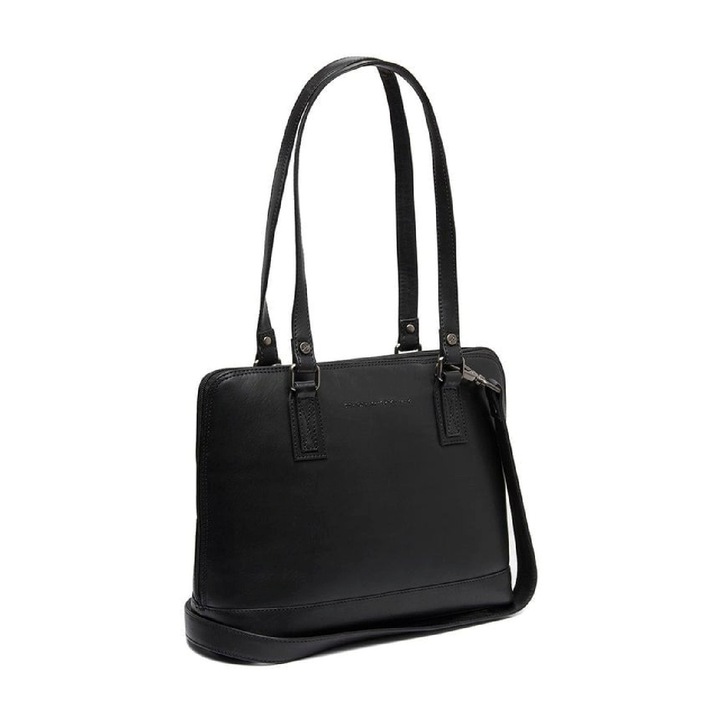 Geanta de dama piele naturala, The Chesterfield Brand, Viamonte, Negru