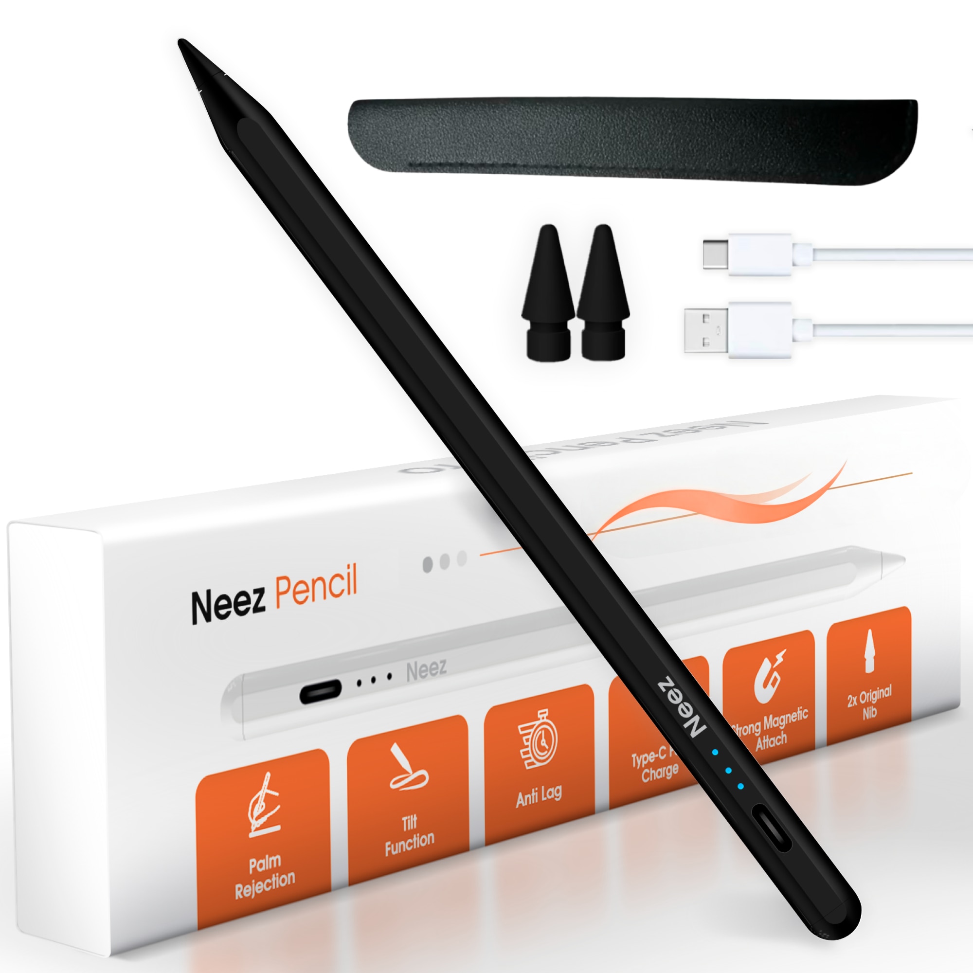 iPad mini5&apple pencil ✏️ Stylus Pen, Neez Pencil, pentru iPad Apple (2018–2026