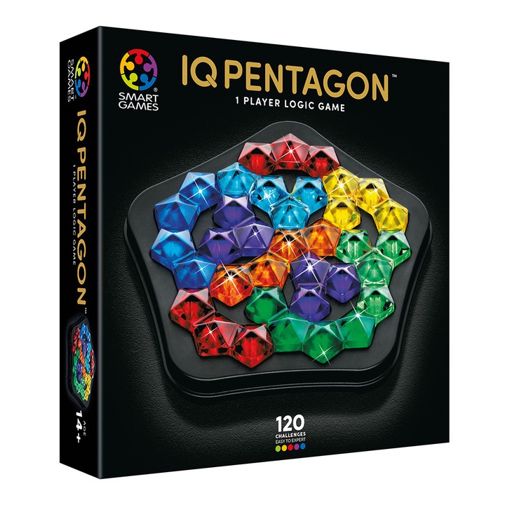 Joc Smart Games - IQ Deluxe, Pentagon, +14 ani, editie internationala