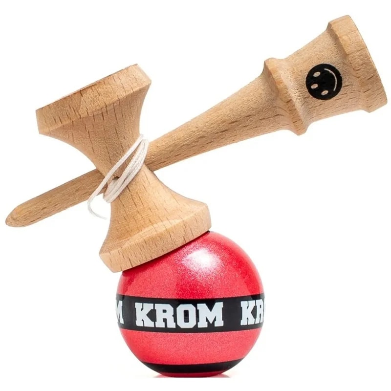 kame3　4Lのみ Kendama Krom Kendama MIKRO, dimensiune de buzunar, lemn de fag, 8