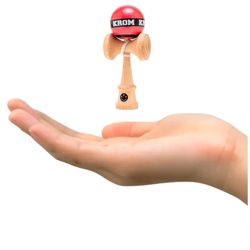 Kendama Krom Kendama MIKRO, dimensiune de buzunar, lemn de fag, 8