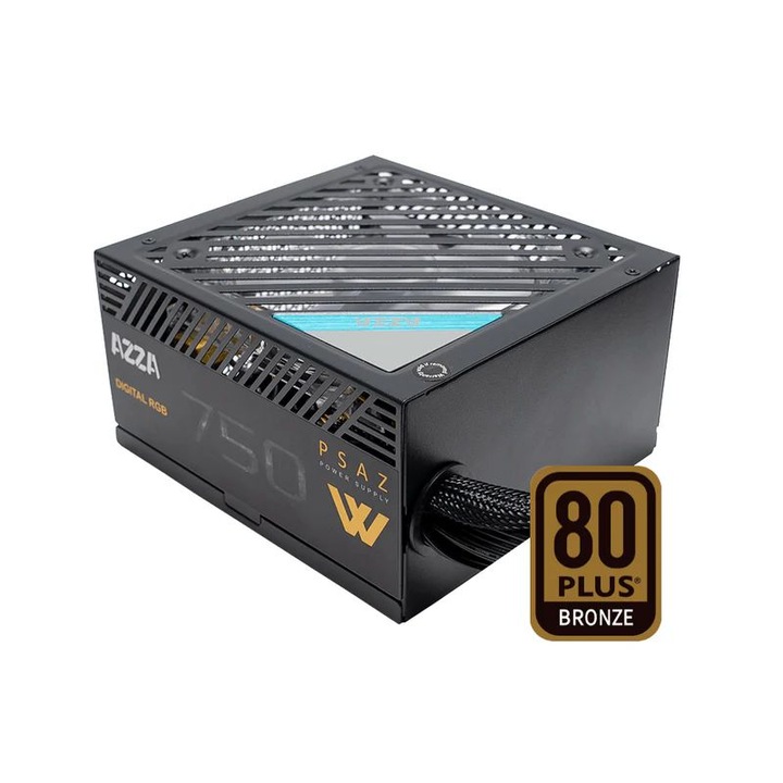 Sursa PC AZZA 750W 80+ Bronze ARGB, 12cm, ATX 3.1, RGB