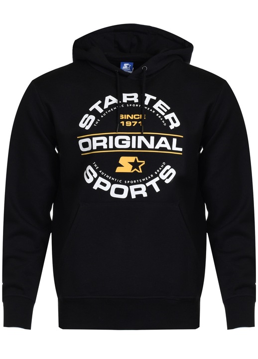 Hanorac barbati, Starter, Samford OH Hoody, negru, bumbac/poliester, cu gluga