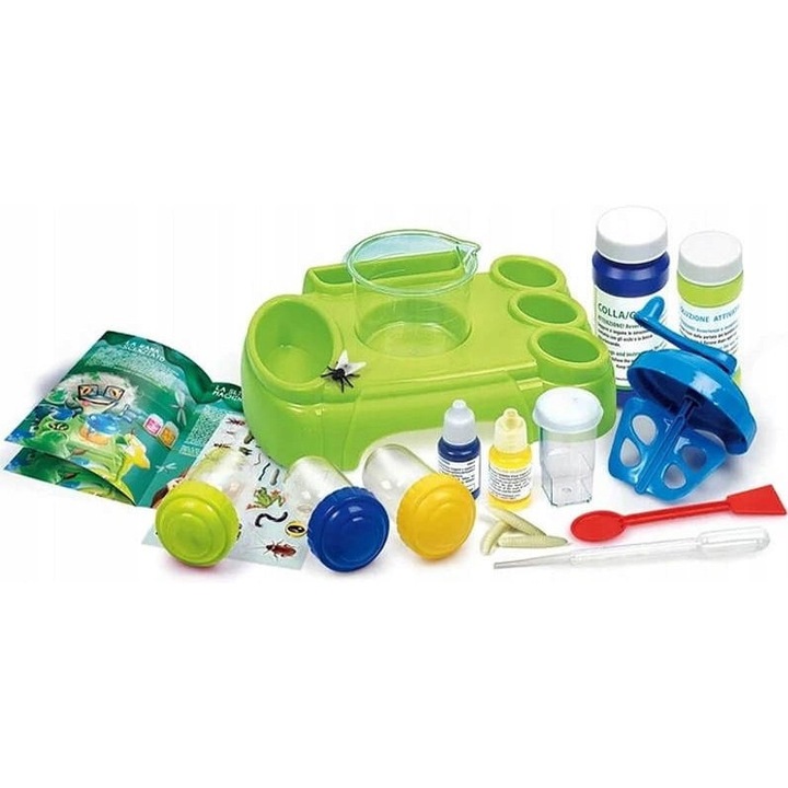 Научен комплект Slime Doctor Broscuta, Clementoni, миксер и платформа, многоцветен, 8 години