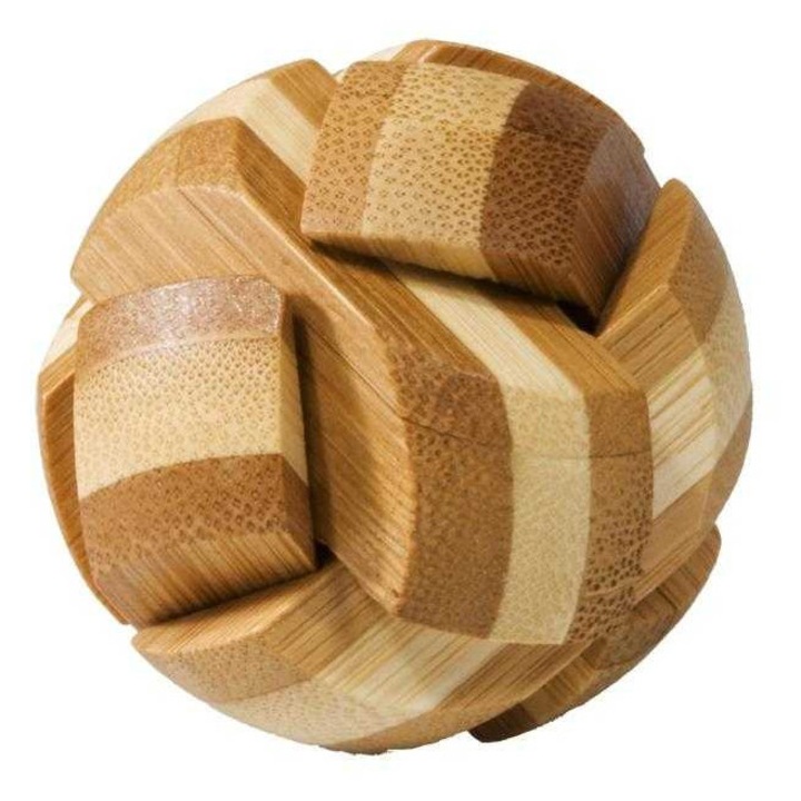 Joc logic IQ 3D Puzzle in cutie metalica Ball, Fridolin