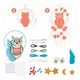 Joc creativ DIY Dreamcatcher bufnita, Djeco