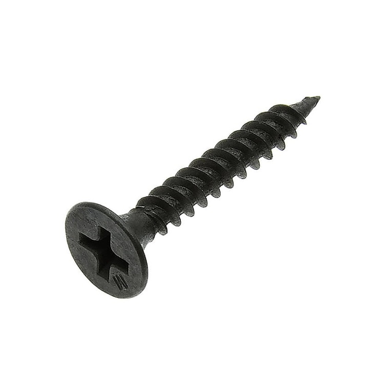 Set suruburi autofiletante cu cap inecat in cruce, pentru gips carton, pas mare, 3, 5x35mm, 1000 bucati