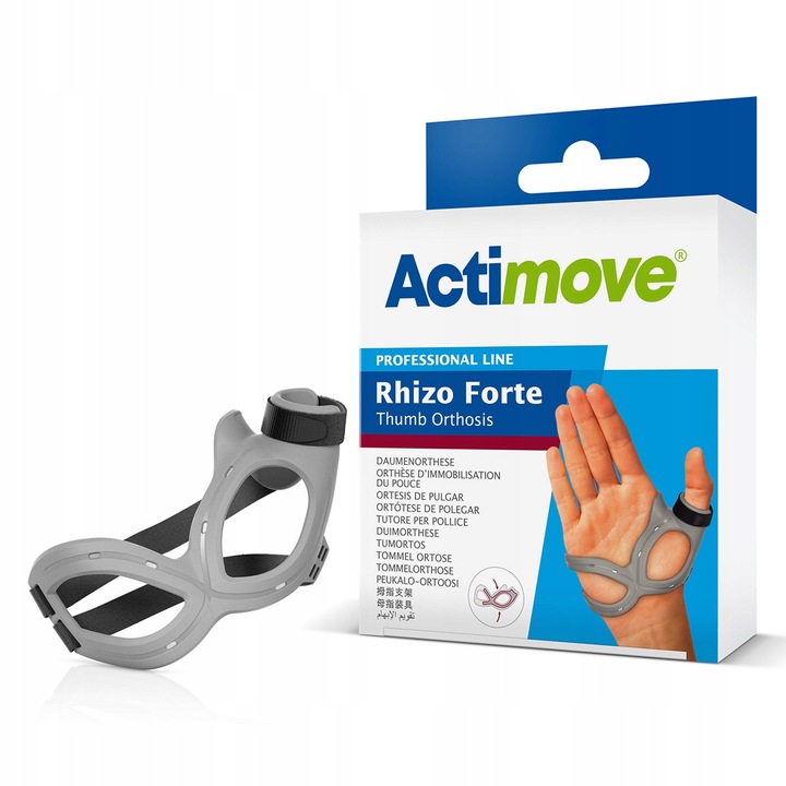 Orteza Actimove Rhizo Forte, mana stanga, marime M, design anatomic, material respirabil