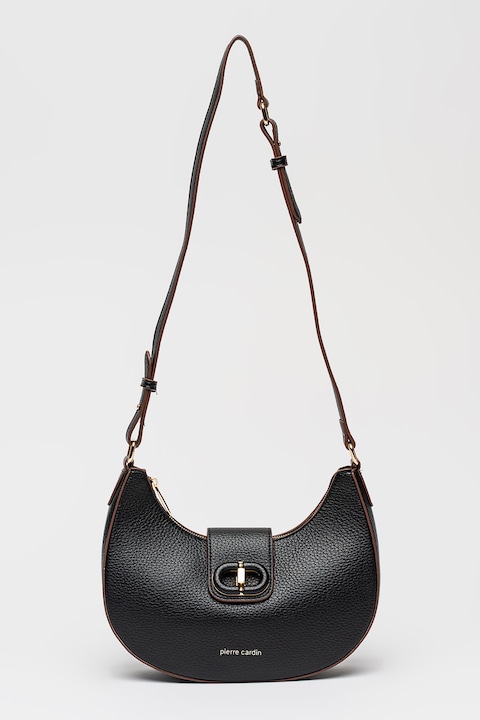 Pierre Cardin, Чанта за рамо от еко кожа, Черен
