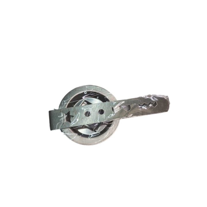 Set de forme pentru biscuiți Nr. 8, metal rezistent, argintiu