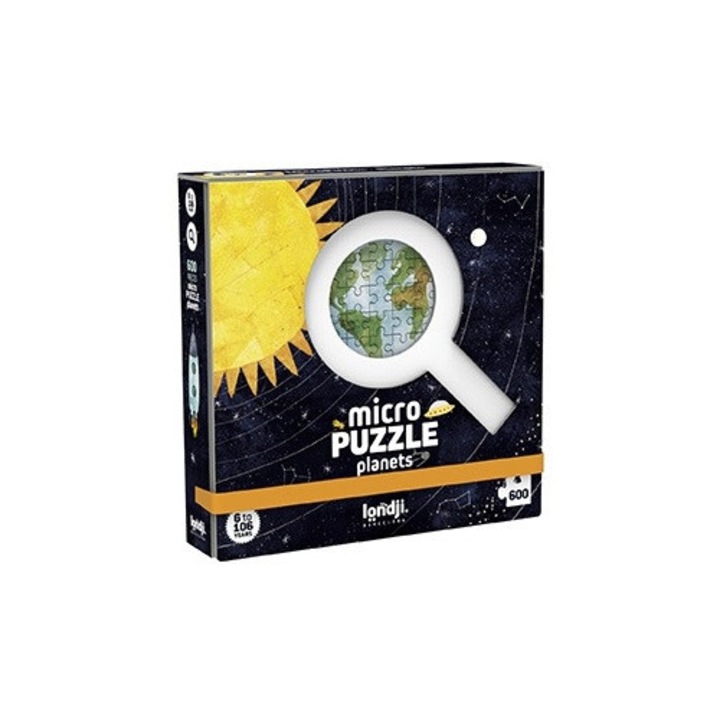 Micro puzzle 600 piese Cosmos, Londji, Wisdom