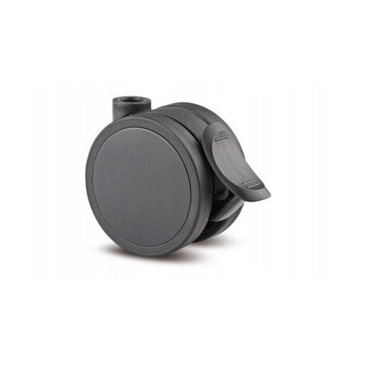 Roata cu frână TENTE, 65mm, 50kg, neagră, set