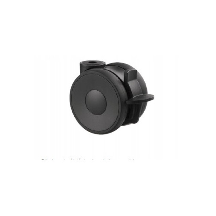 Roată pivotantă cu frână TENTE, O 65 mm, capacitate 90 kg, poliamidă, pentru birou