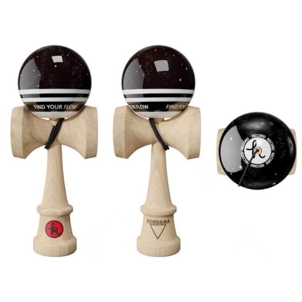 Kendama, Record Plus, neagră, 7 ani, lemn - eMAG.ro