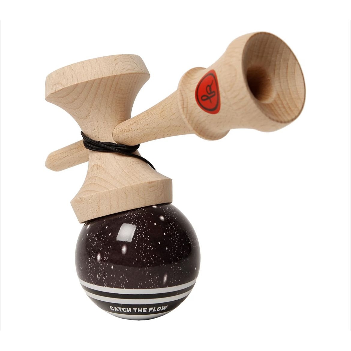 Kendama, Record Plus, neagră, 7 ani, lemn - eMAG.ro