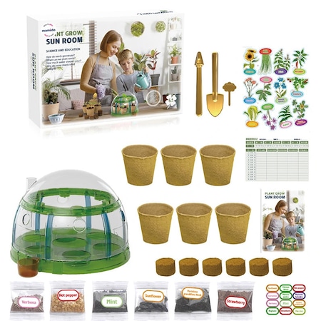 Mamido Set pentru copii pentru cultivarea plantelor - sera, seminte si accesorii - eMAG.ro