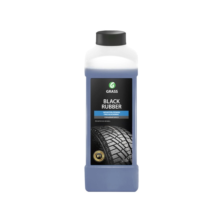 Solutie pentru lustruirea anvelopelor, Grass Black Rubber, 1L