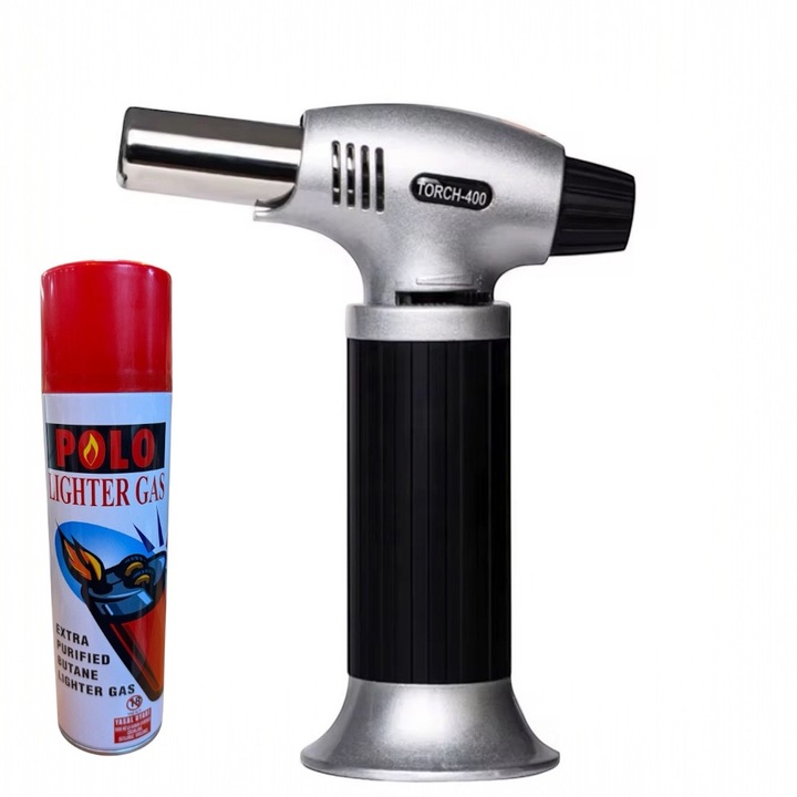 LGCHome újratölthető hordozható konyhai flambírozó fáklya és egy 270 ml-es gázspray