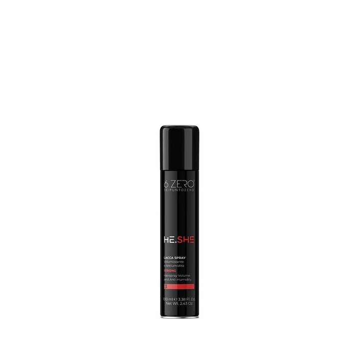 6.Zero He.She – Fixativ Strong pentru volum si anti-umiditate 100 ml
