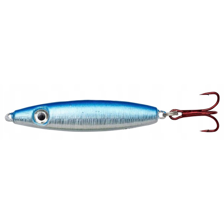 Lingurita oscilanta Kinetic Crazy Herring 28g, culoare Blue/Crystal, design holografic