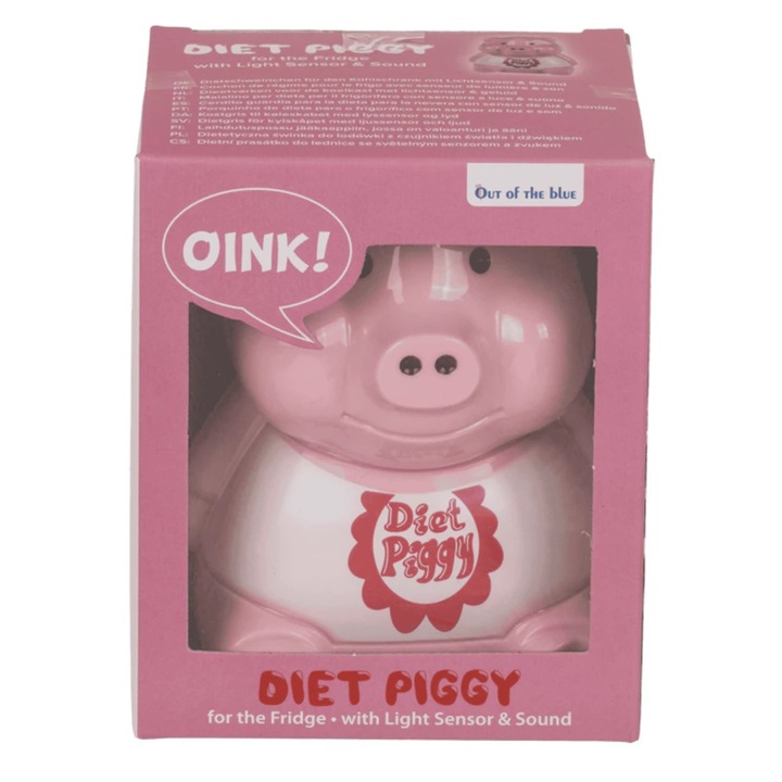 Porcușor interactiv cu senzor de lumină și sunet, OOTB, cadou amuzant