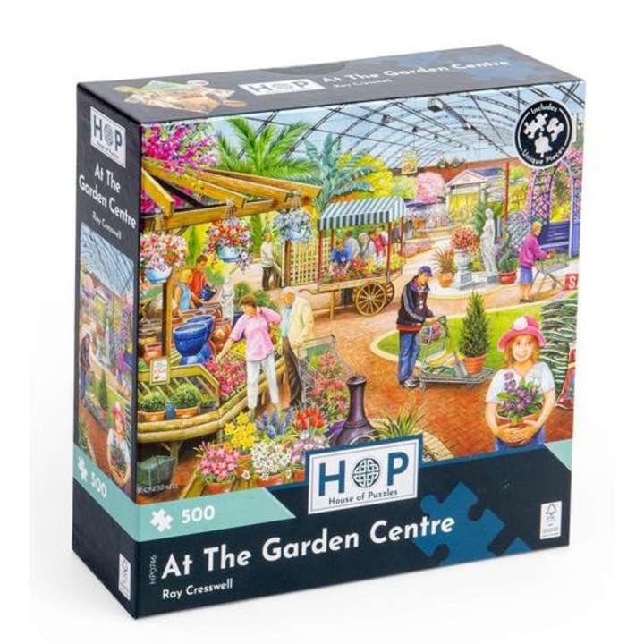 House of Puzzles 500 db-os puzzle - At The Garden Centre (0746)