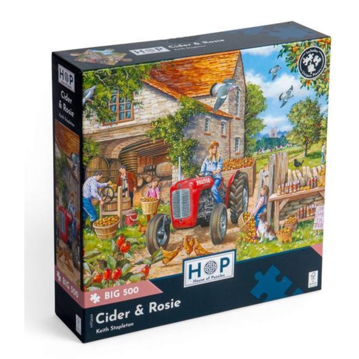 House of Puzzles 500 db-os XXL puzzle - Cider and Rosie (0644)