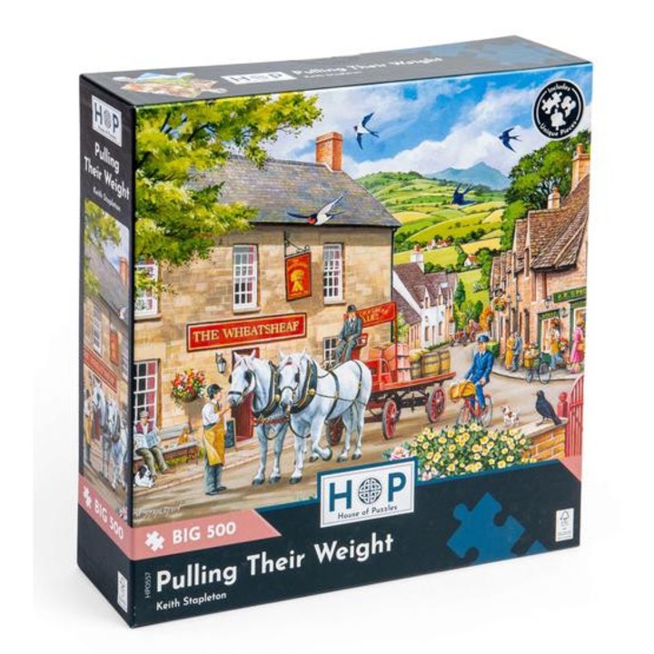 House of Puzzles 500 db-os XXL puzzle - Pulling Their Weight (0557)