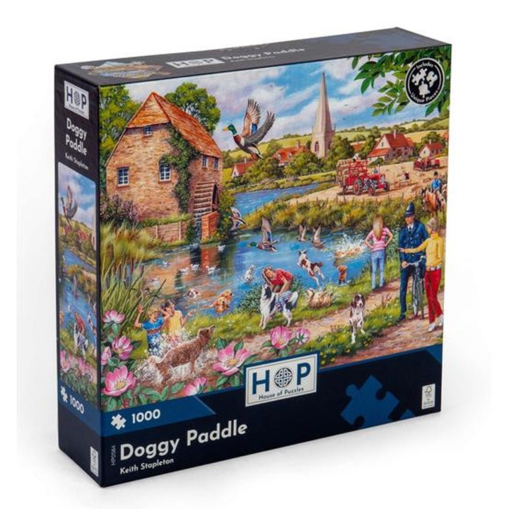 House of Puzzles 1000 db-os puzzle - Doggy Paddle (0584)