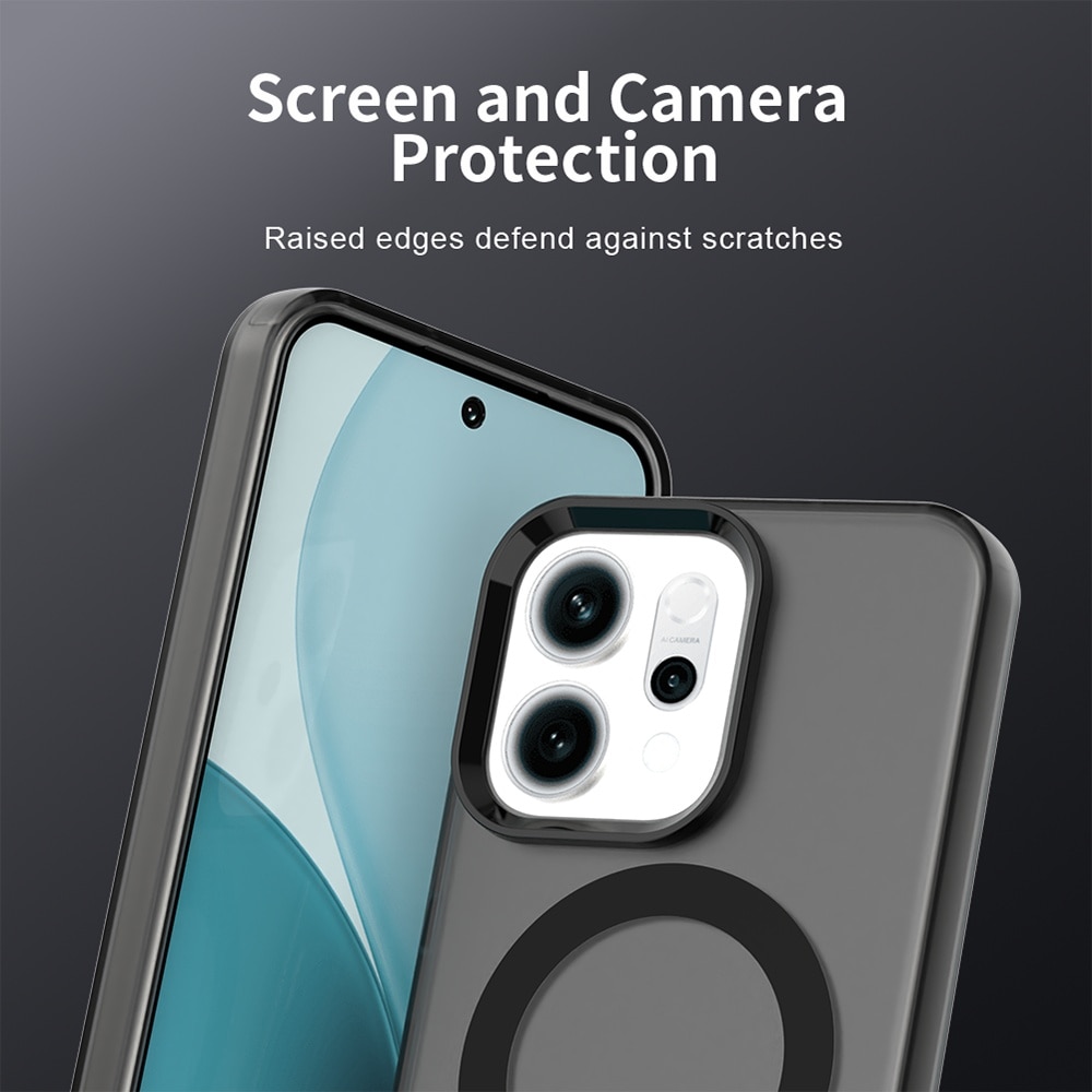 Husa premium pentru Oppo Reno 14 5G VivaShell Fusion compatibila MagSafe, Anti-Shock - Protectie Avansata Display & Camera - Design Slim si Elegant - negru