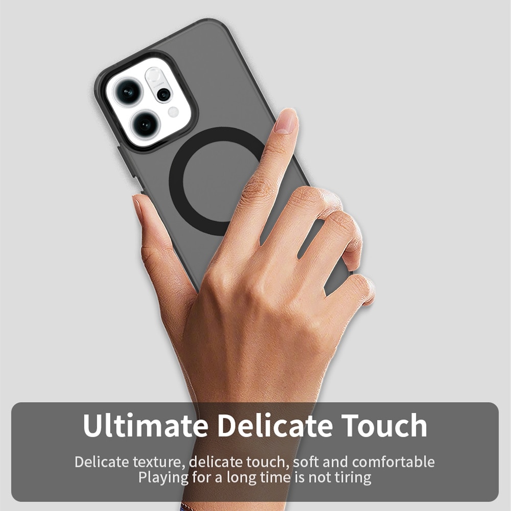 Husa premium pentru Oppo Reno 14 5G VivaShell Fusion compatibila MagSafe, Anti-Shock - Protectie Avansata Display & Camera - Design Slim si Elegant - negru