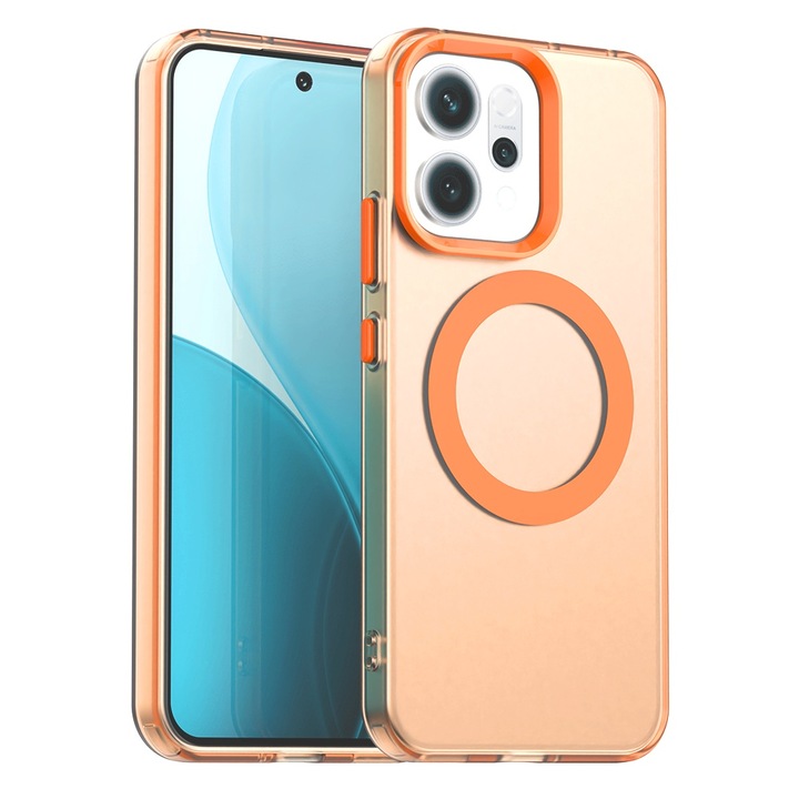 Carcasa de protectie pentru Oppo Reno14, portocaliu