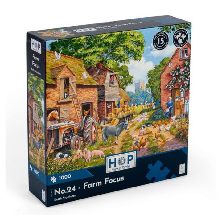House of Puzzles 1000 db-os puzzle - Farm Focus (0627)