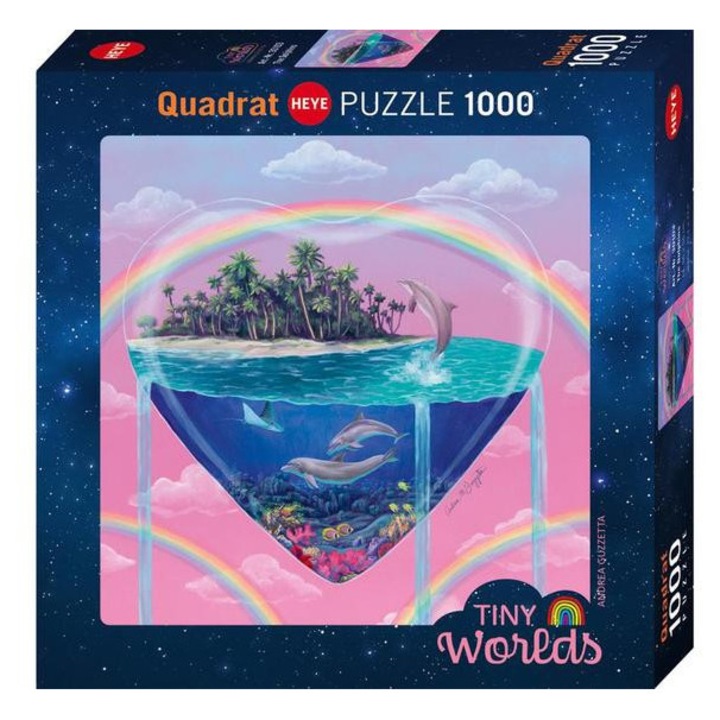 Heye 1000 db-os puzzle - Quadrat puzzle - Tiny Worlds - The Dolphins (30103)