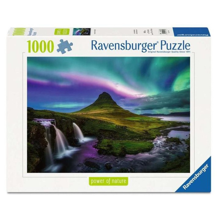 Ravensburger 1000 db-os puzzle - Power of Nature - Sarki fény a Kirkjufell felett (12001744)
