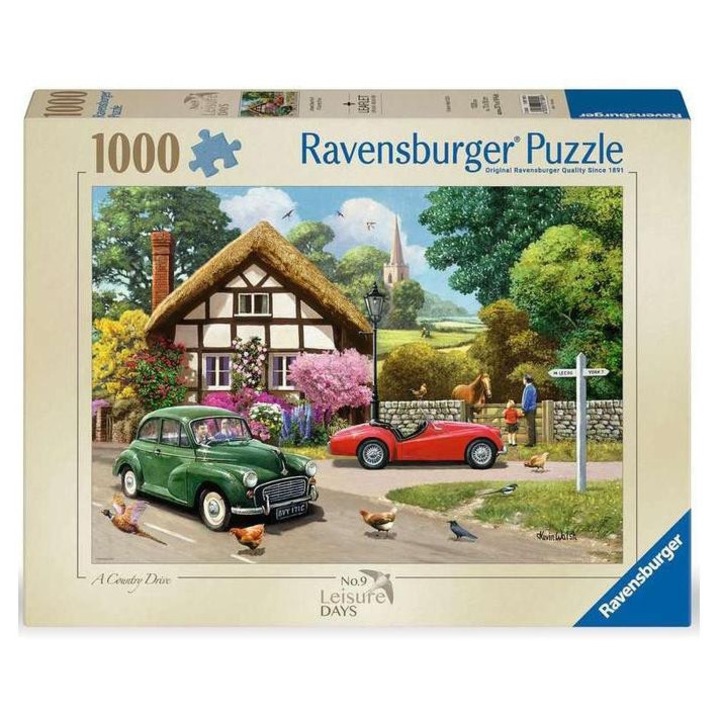 Ravensburger 1000 db-os puzzle - Vidéki kocsikázás (12001180)