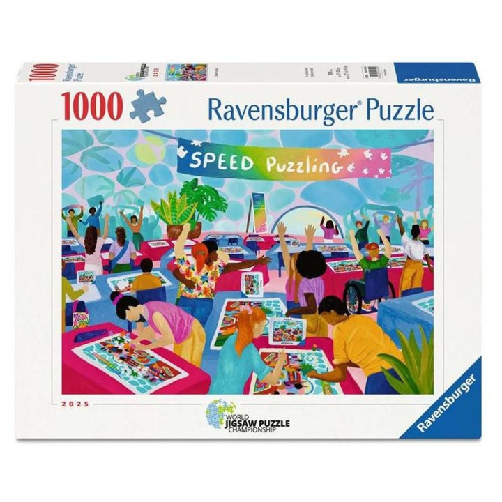 Puzzle Ravensburger 1000 piese - World Jigsaw Puzzle Championship - Competiție de puzzle (12001740)