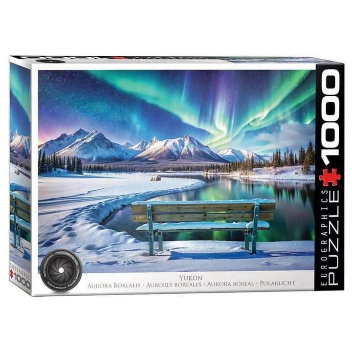 EuroGraphics пъзел от 1000 части - Северно сияние Юкон (6000-6107)