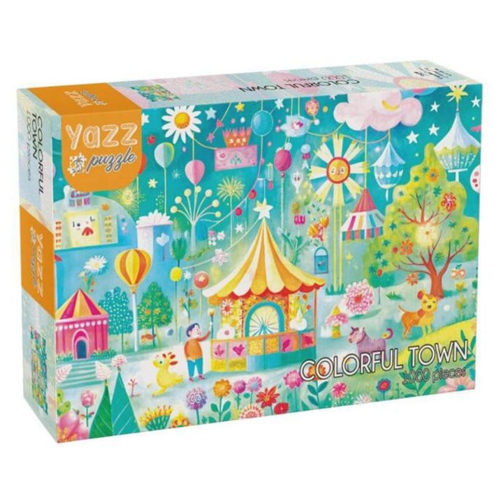 Yazz 1000 db-os puzzle - Colorful Town (3889)