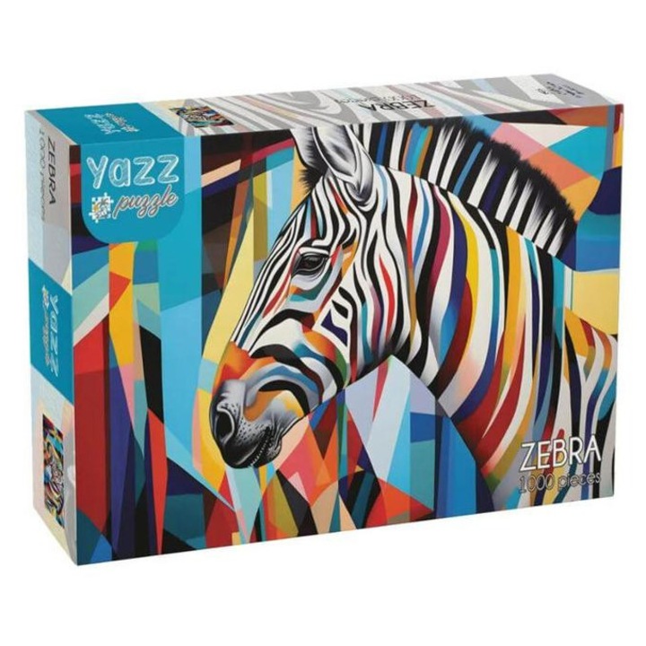 Yazz 1000 db-os puzzle - Zebra (3876)