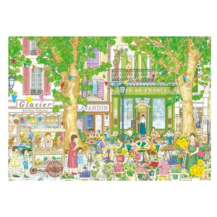 Magnolia 1000 db-os puzzle - Cafe de France (3486) - eMAG.ro