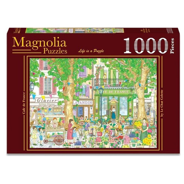 Magnolia 1000 db-os puzzle - Cafe de France (3486)